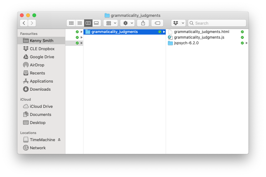 suggested directory structure