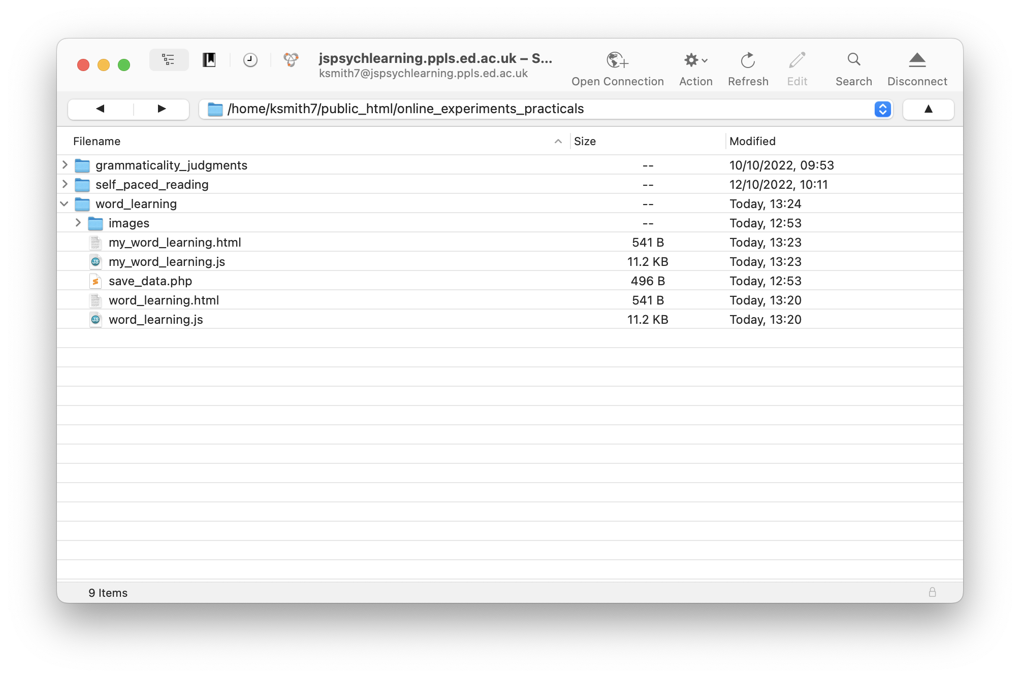 suggested directory structure